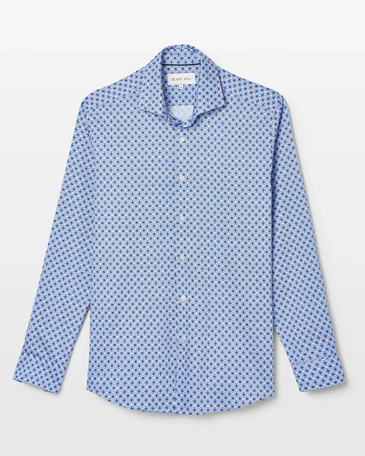 Blue Wavy Geo Shirt