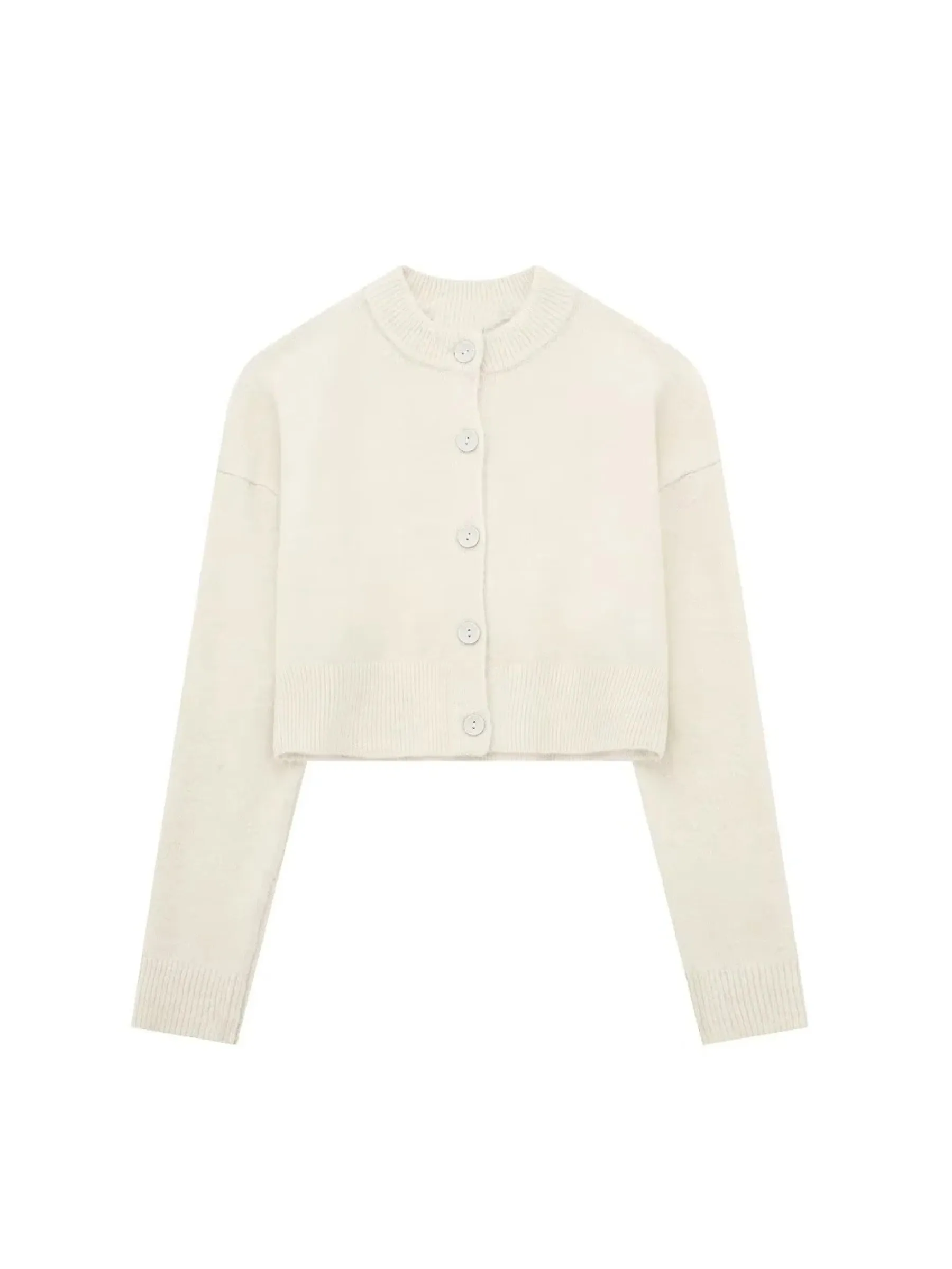 Daphne Cropped Knit Cardigan