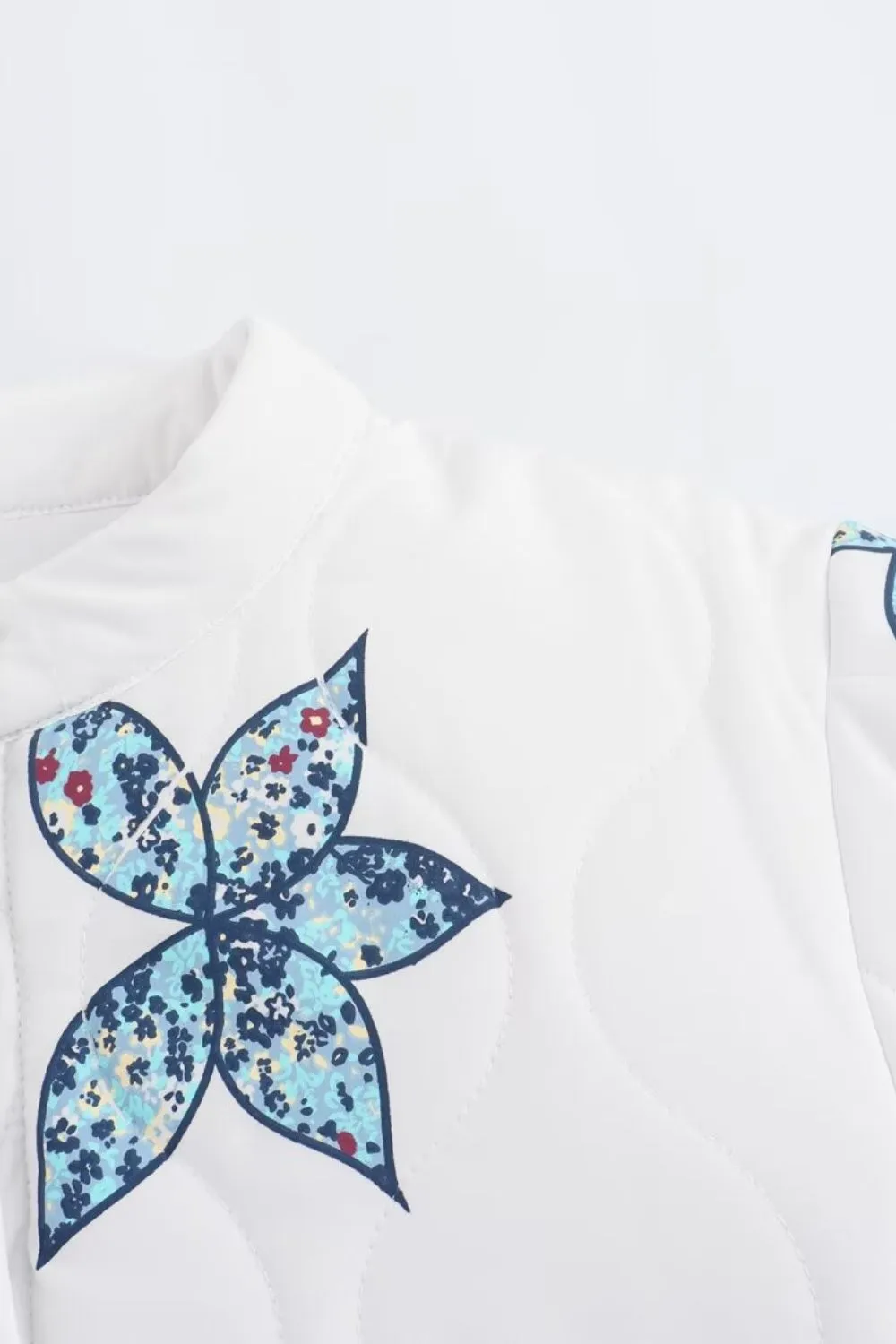 'Georgia' Versatile Floral Print Cotton Jacket Coat