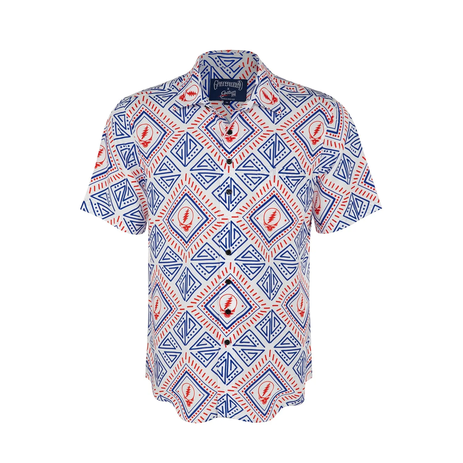 Grateful Dead | Relaxed Button Down |  Diamond Stealie