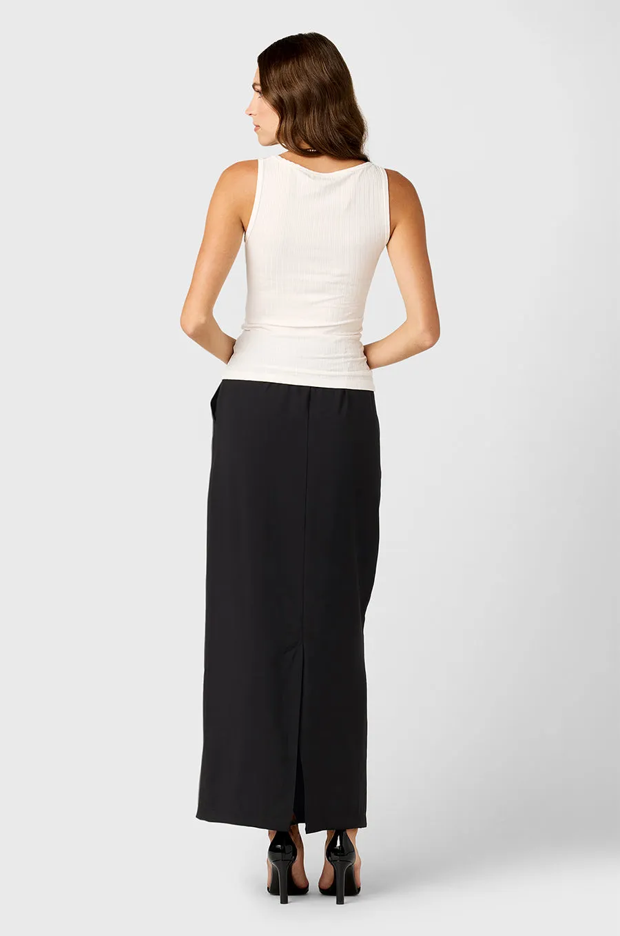 POINTELLE TANK IN PEARL