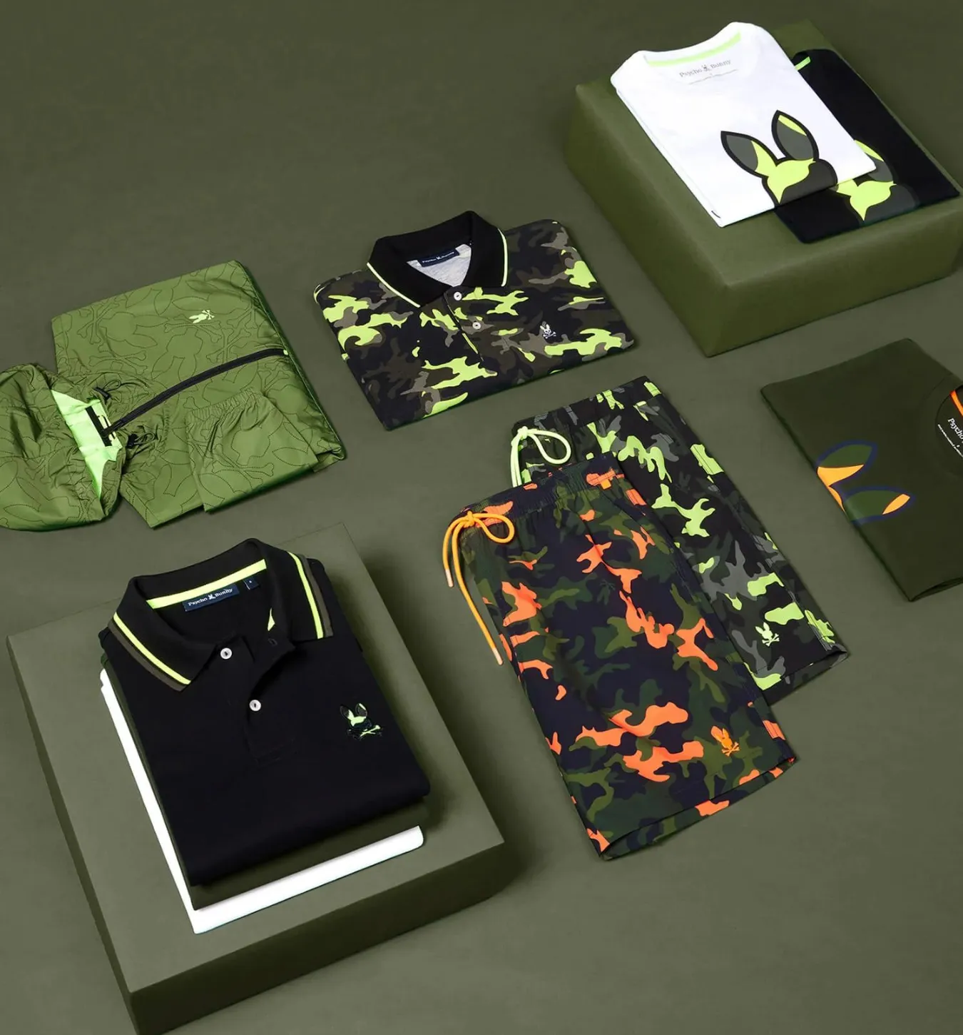 Psycho Bunny Plano Pique Polo - Black