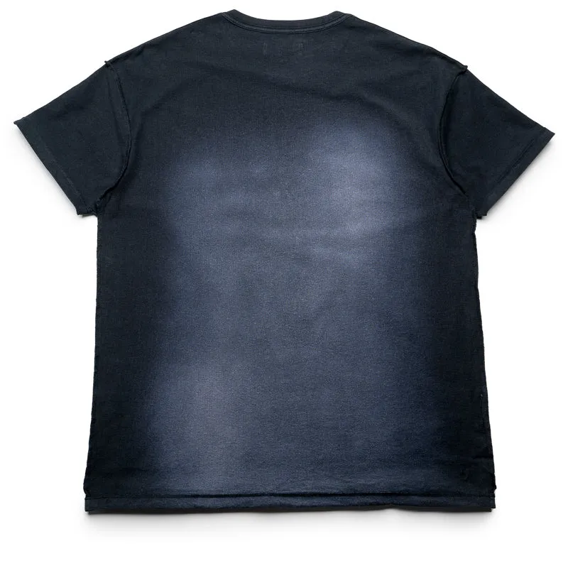 Purple Brand Textured Inside Out Tee - Black