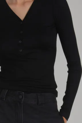 Quinn Ribbed Henley