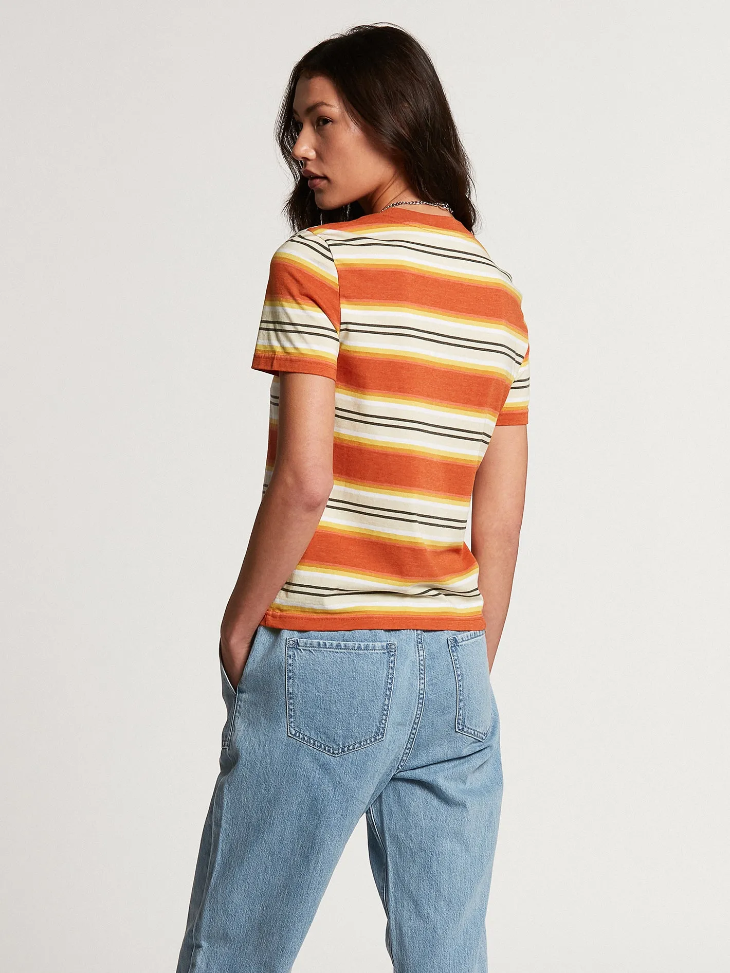 Site Linez Short Sleeve - Rust