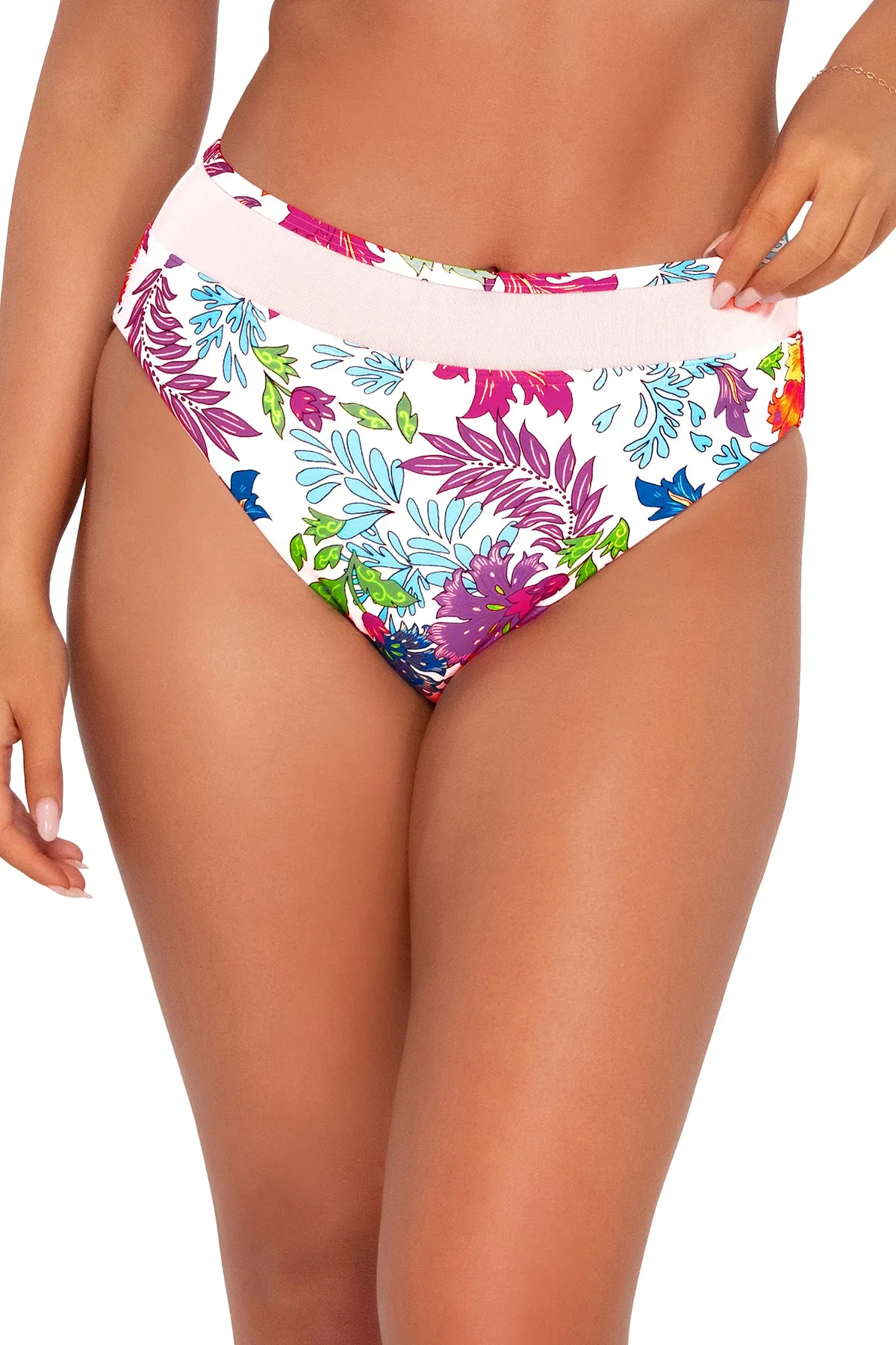 Sunsets Camilla Flora Annie High Waist Bottom