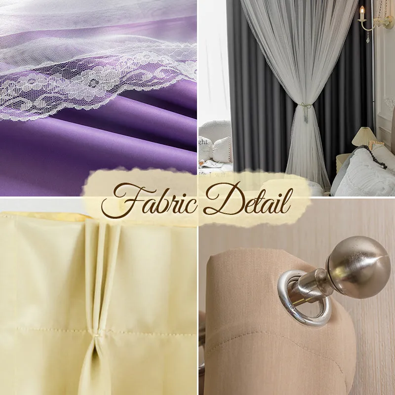 Zinnia Two-layer Versatile Blackout Thermal Custom Curtain